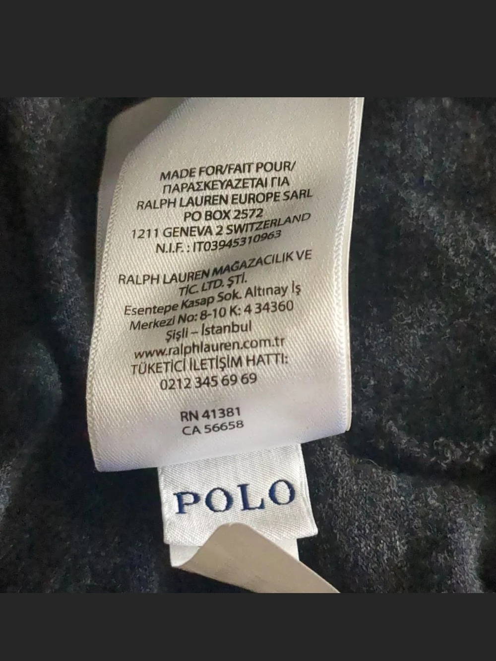 Polo Ralph Lauren Charcoal Grey Crewneck Tee Burgundy Pony Logo Slim Fit XL